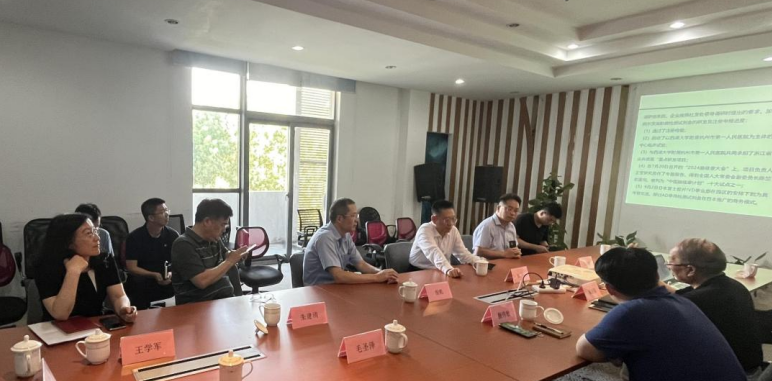 江苏省发改委副主任杭海一行来bbin宝盈集团官网生物专题调研